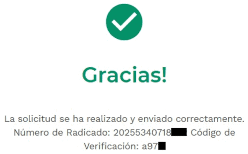 Código verificación