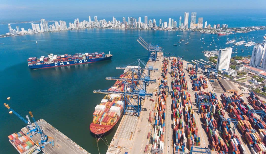 Colombia movilizó más de 85 millones de toneladas de carga portuaria en el primer semestre de 2025
