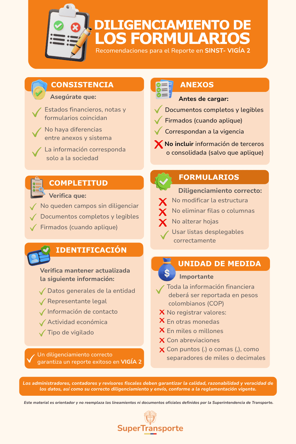 Guía de diligenciamiento de formularios en el sistema SINST VIGIA 2