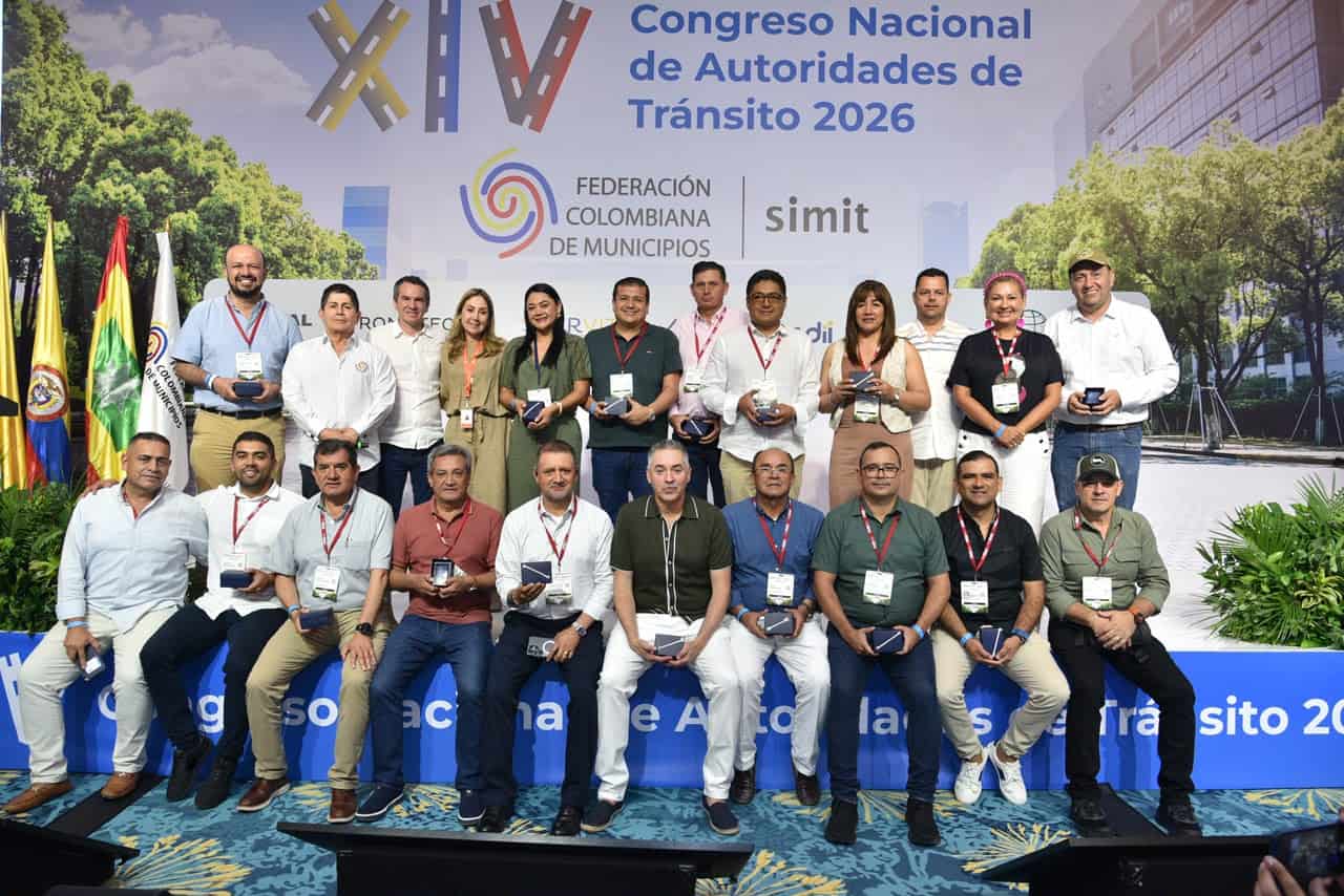 Grupo de autoridades de tránsito durante el Congreso Nacional de Autoridades de Tránsito 2026.